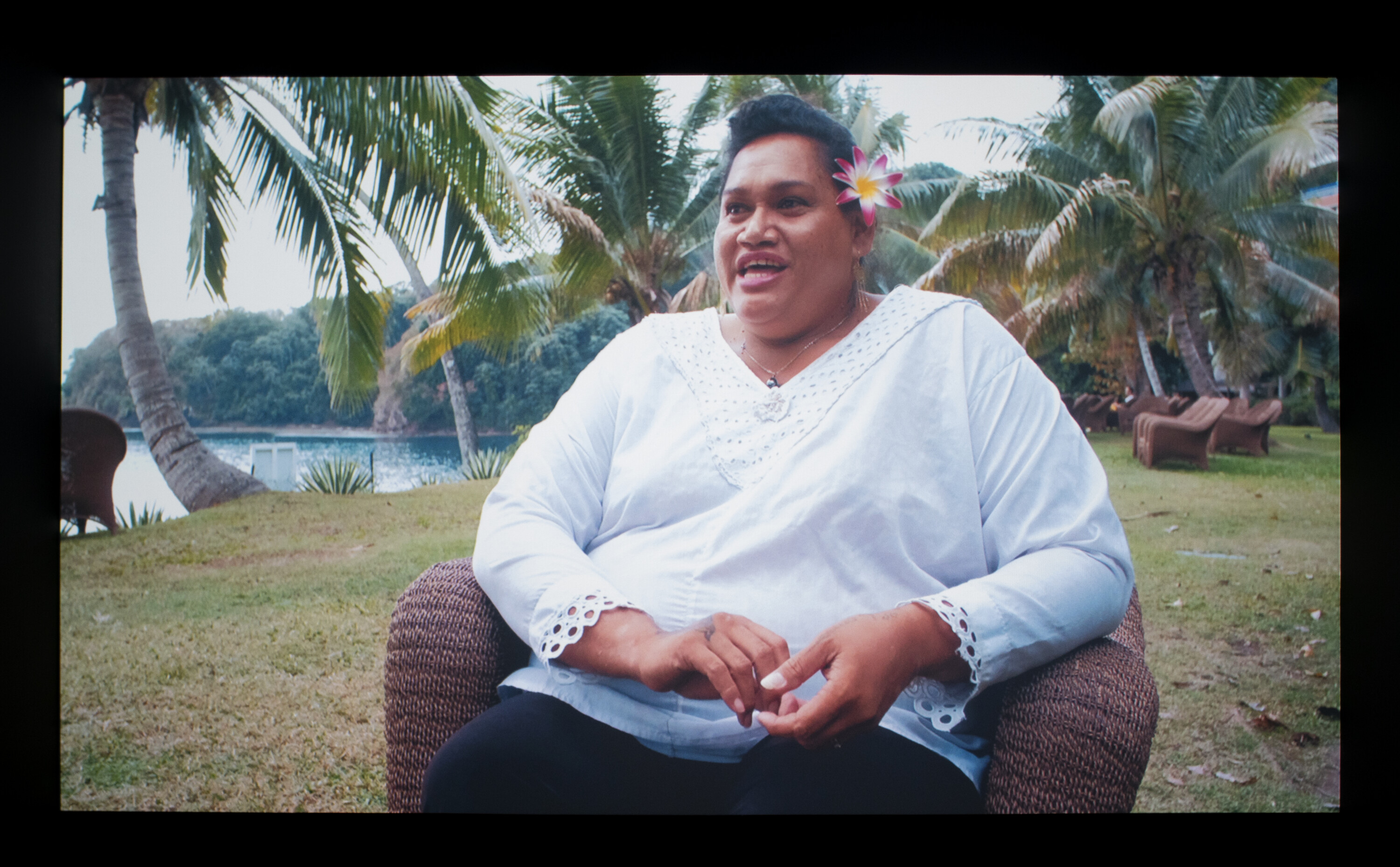 Vue d'expo_Tahiti-Kehinde Wiley_GDT_2019_(c)bertrand Huet:Tutti_Video 8 copy