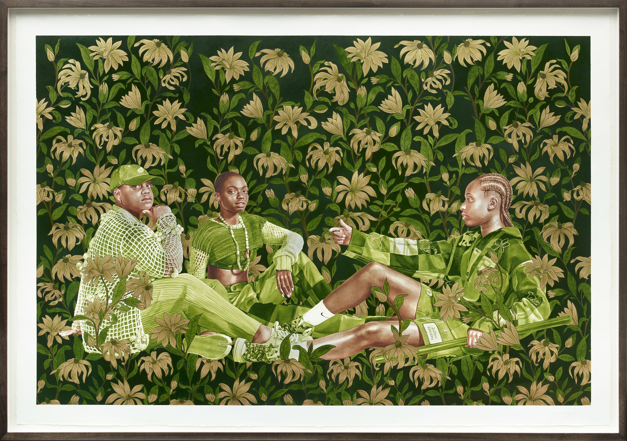 kehindewiley_Lunch_with_Inettia,_Lucemy_and_Soukenya