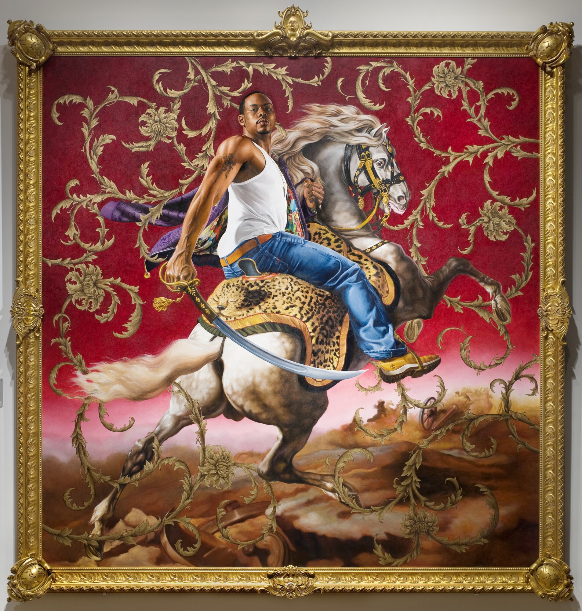 kehindewiley_a new republic_Officer of the Hussars