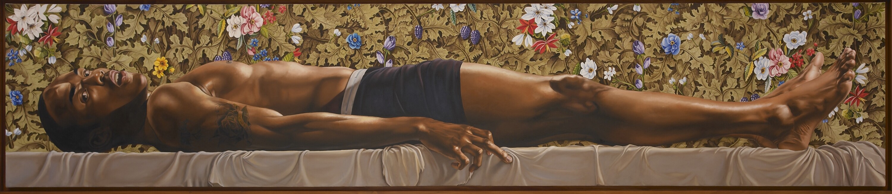 kehindewiley_a new republic_The Dead Christ in the Tomb