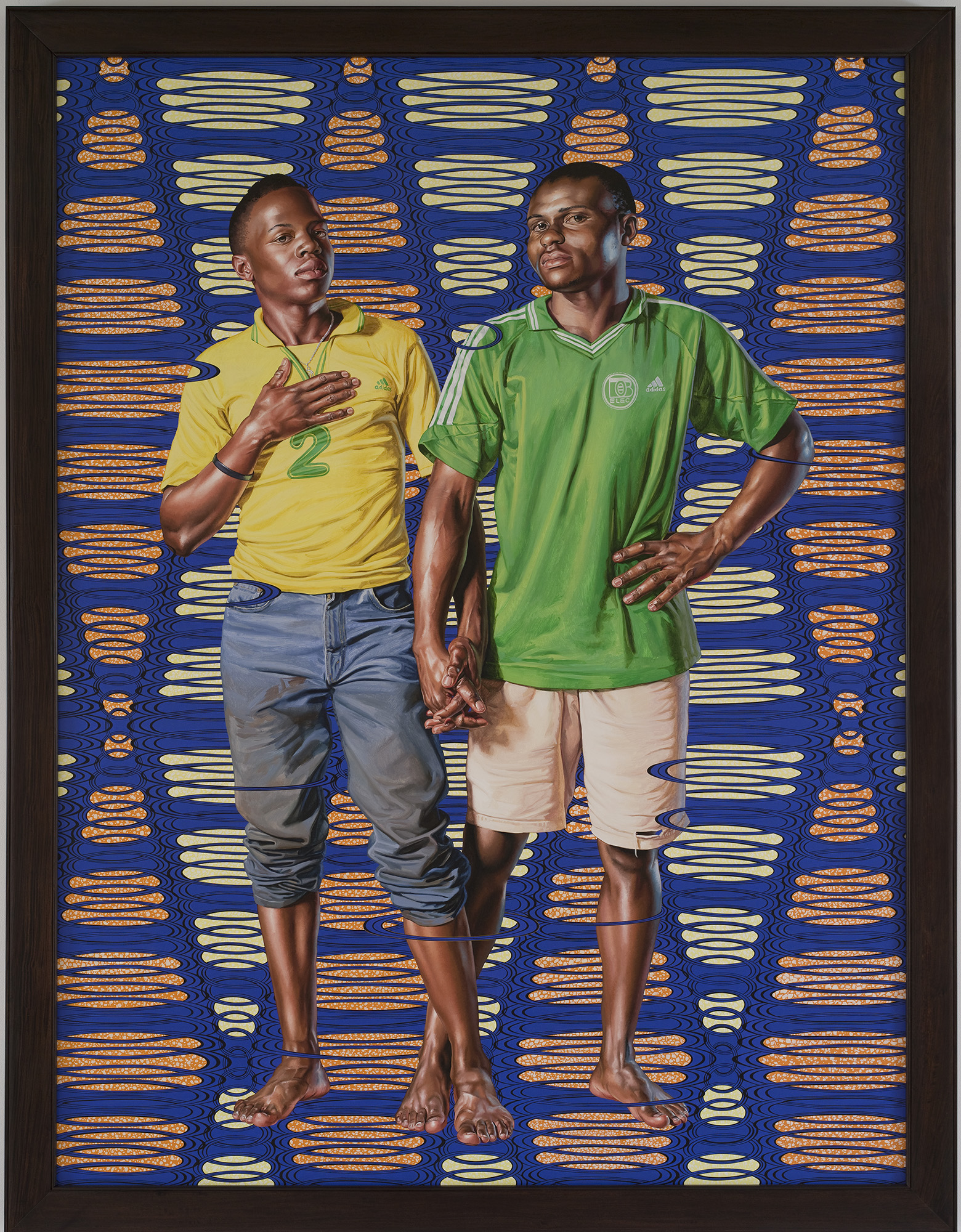kehindewiley_painteroftheepic_Alain Tala and Teddy Siemogne, 1919-1960