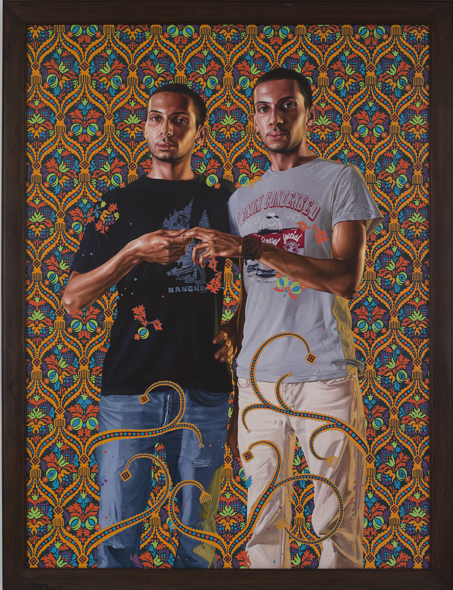 kehindewiley_painteroftheepic_Portrait of a Couple, 1912-1956