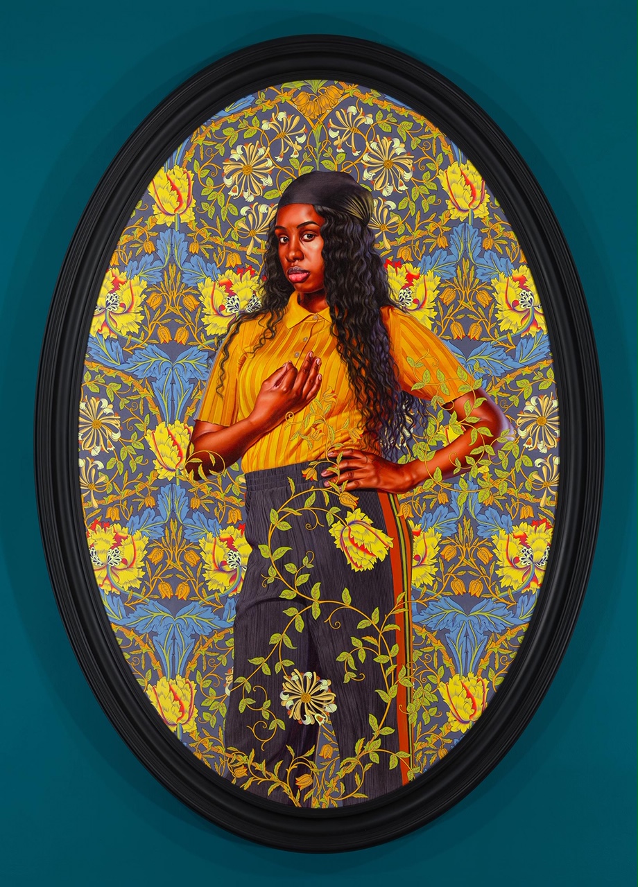 kehindewiley_the yellow wallpaper_Portrait of Savannah Essah