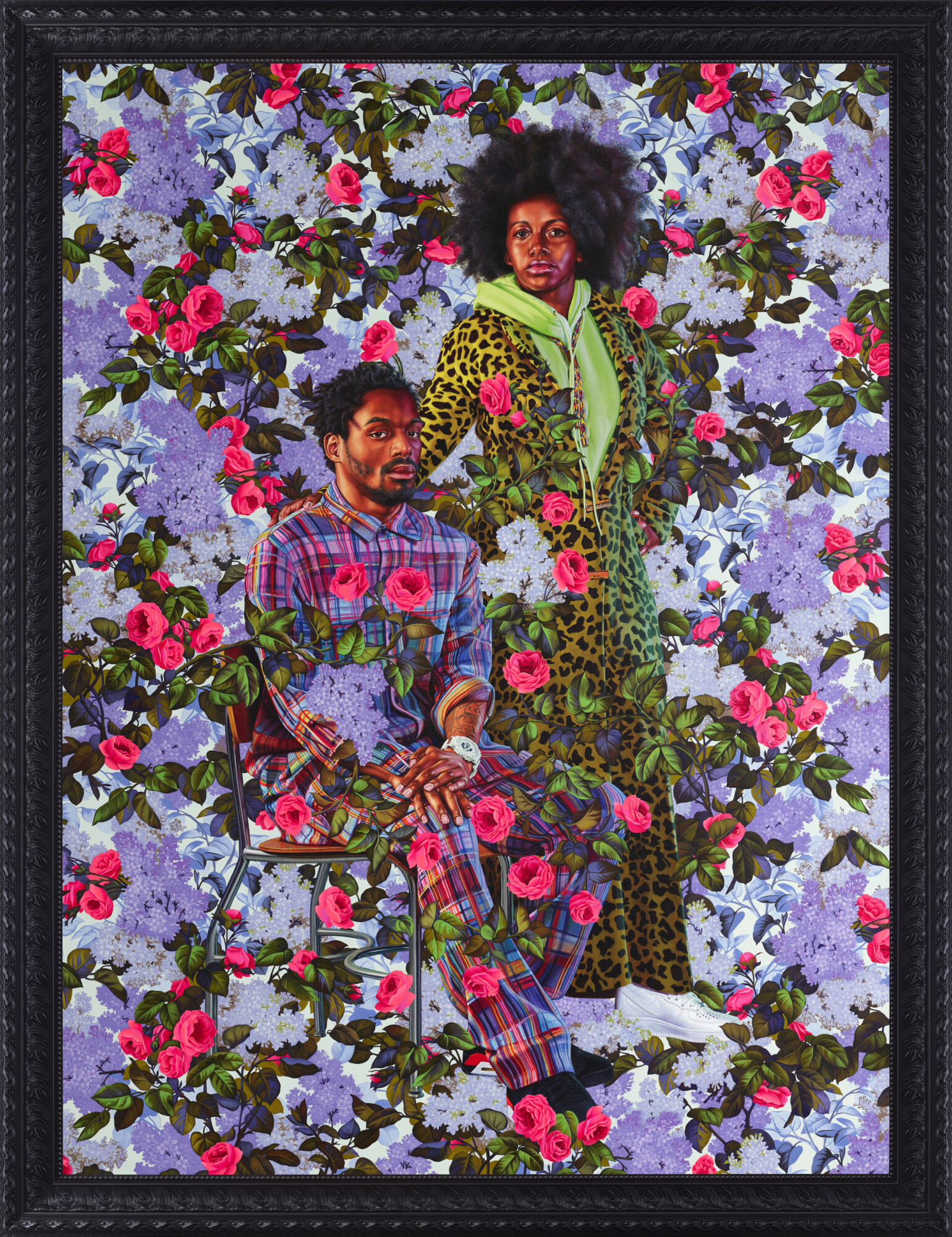 kehindewiley_Portrait_of_Nelly_Moudime_and_Najaee_Hall